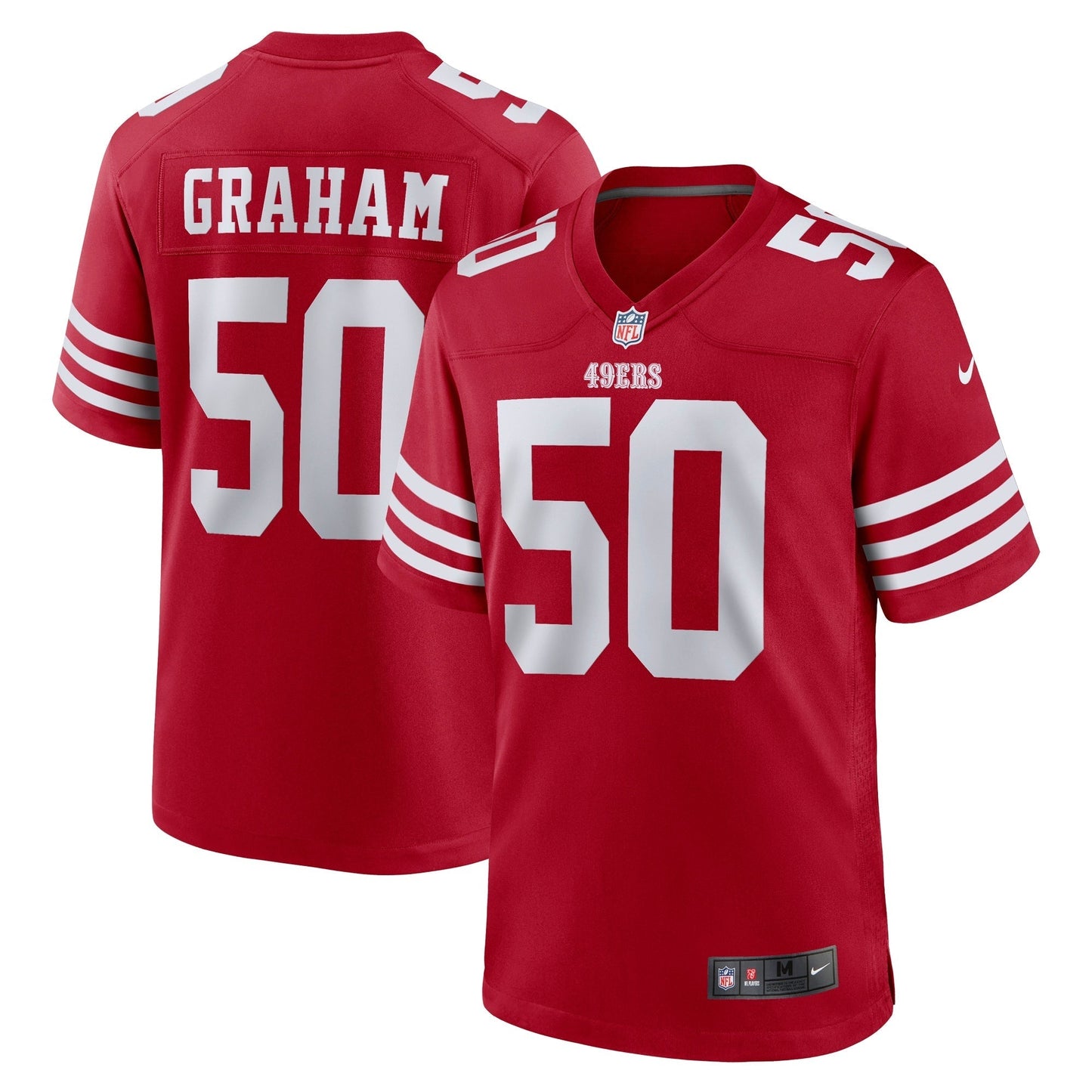 Jalen Graham San Francisco 49ers  Team Game Jersey - Scarlet