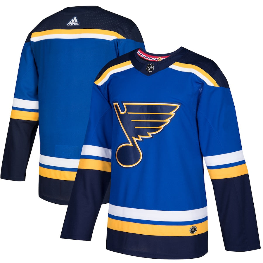 Men's St. Louis Blues  Blue Home Authentic Blank Jersey