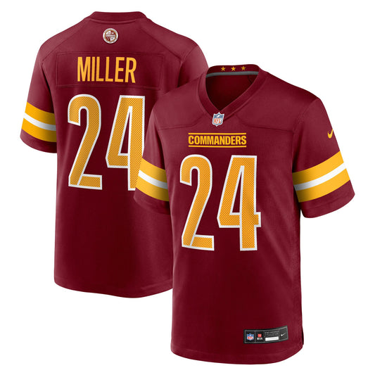 Washington Commanders Von Miller Burgundy Team Game Jersey