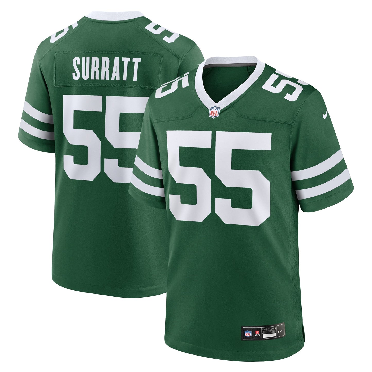 Chazz Surratt New York Jets  Team Game Jersey - Legacy Green