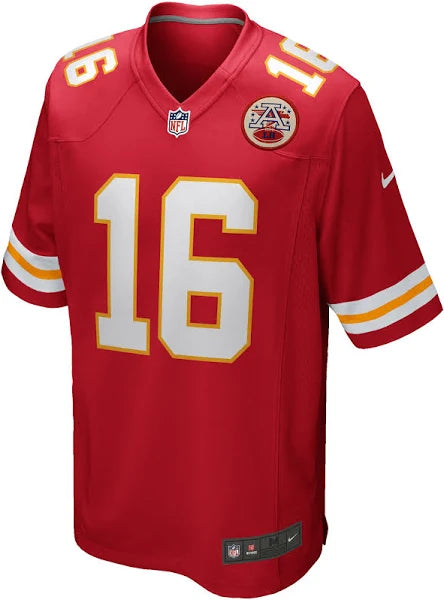 Men's  Len Dawson Red Kansas City Chiefs Game Retired Player Jersey