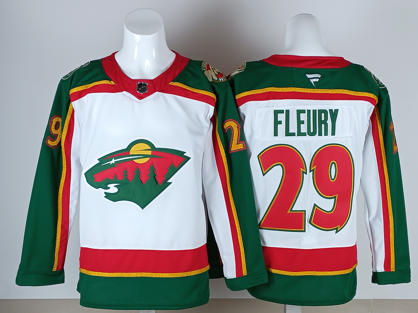 Men's Minnesota Wild Marc-Andre Fleury #29 Fanatics White Breakaway Player Jersey