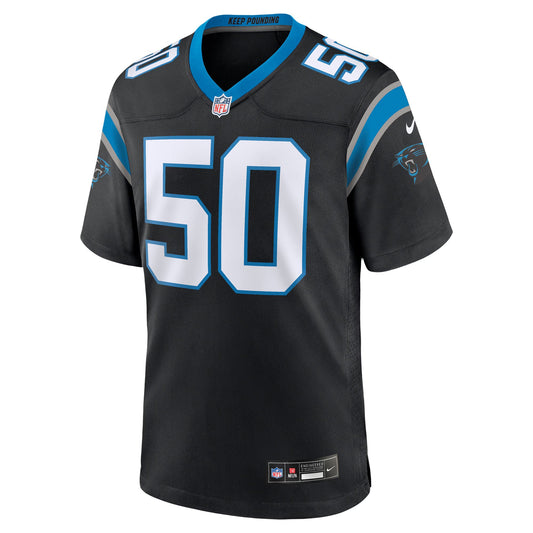 Carolina Panthers Robert Hunt Black Game Jersey