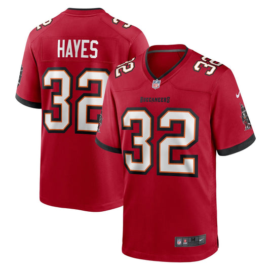 Tampa Bay Buccaneers Josh Hayes Red Game Jersey