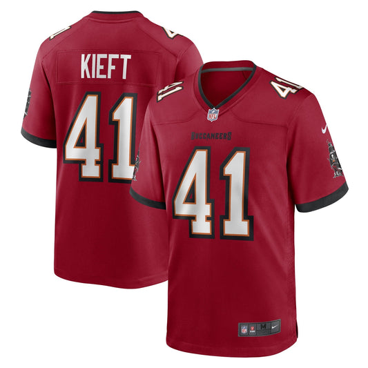 Tampa Bay Buccaneers Ko Kieft Red Game Player Jersey