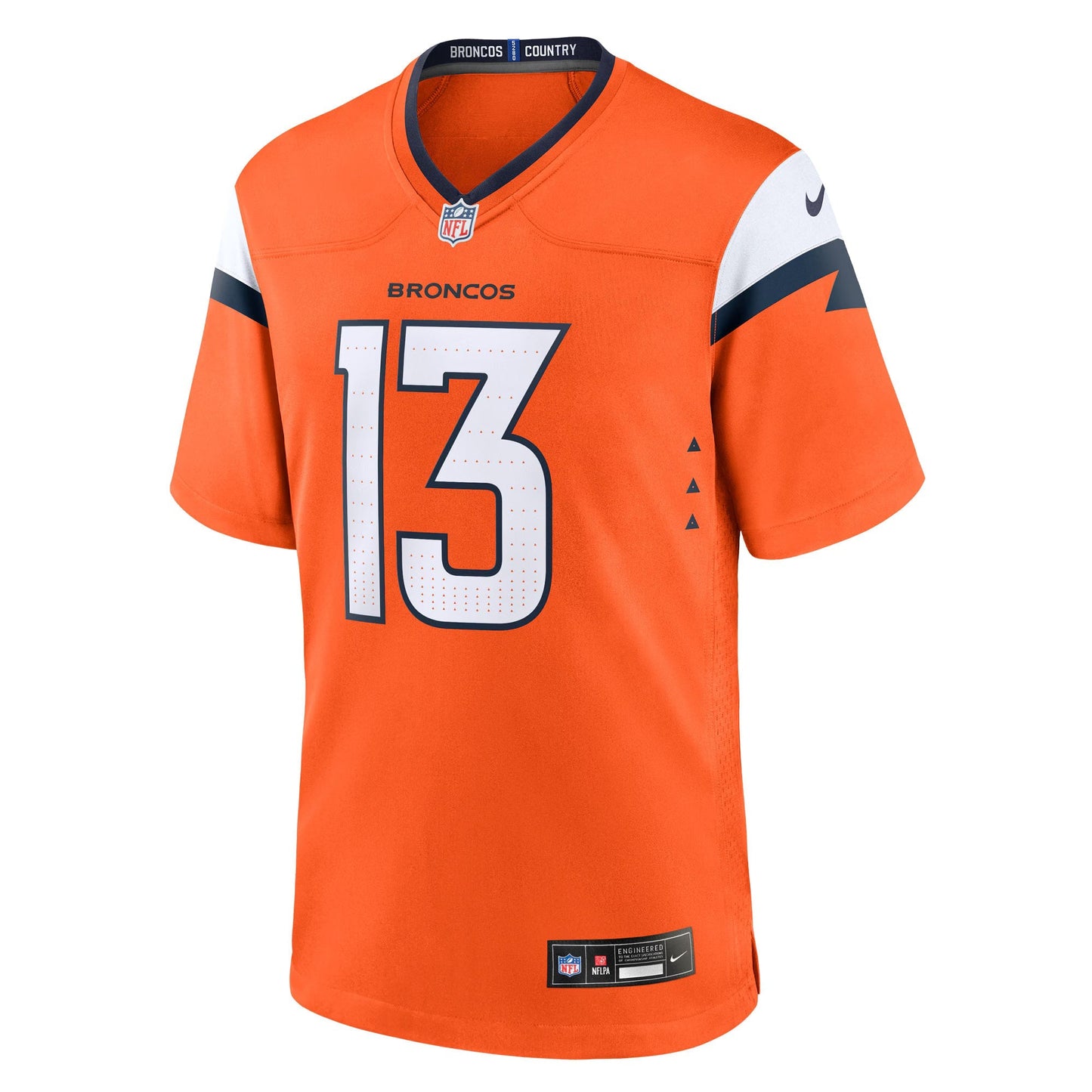 Denver Broncos Pat Bryant Orange Team Game Jersey