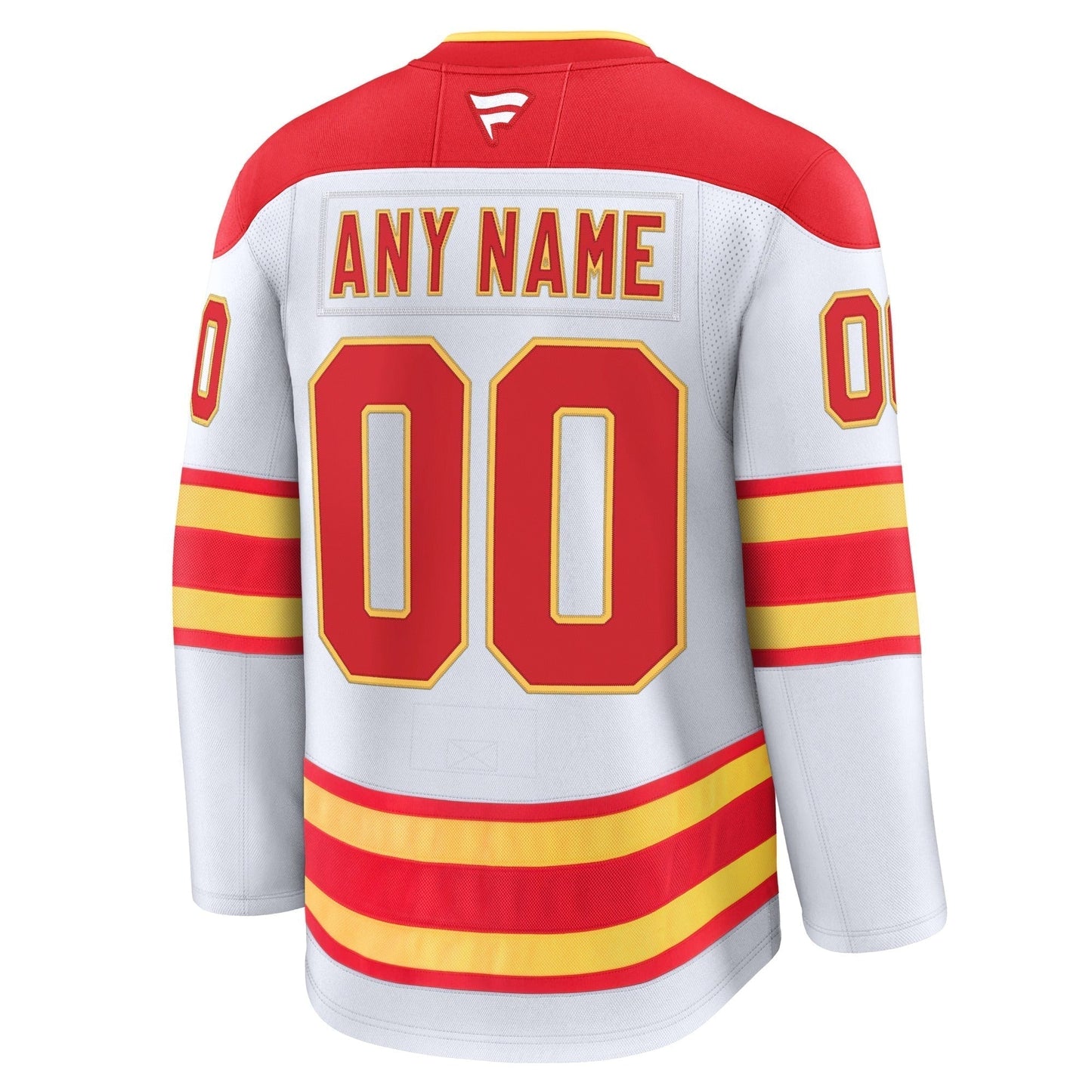 Calgary Flames Fanatics Away Premium Custom Jersey  White