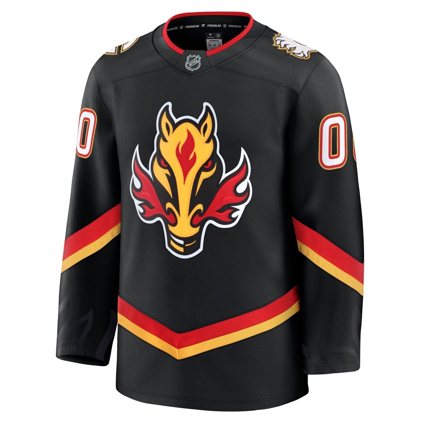 Calgary Flames Fanatics Premium Alternate Custom Jersey  Black "Blasty" Edition
