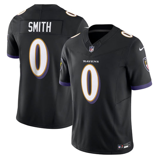 Baltimore Ravens Roquan Smith Black Alternate Vapor F.U.S.E. Limited Jersey
