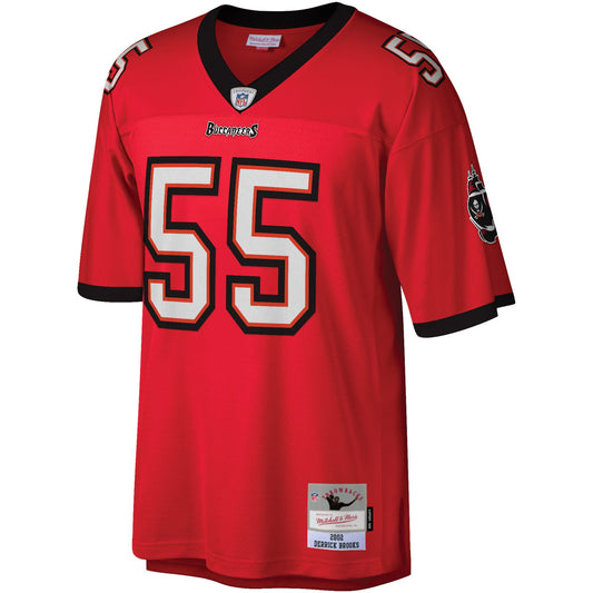 Tampa Bay Buccaneers Derrick Brooks Mitchell & Ness Red Legacy Replica Jersey