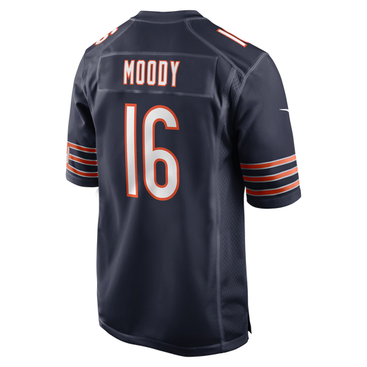 Chicago Bears Jake Moody Navy Team Game Jersey