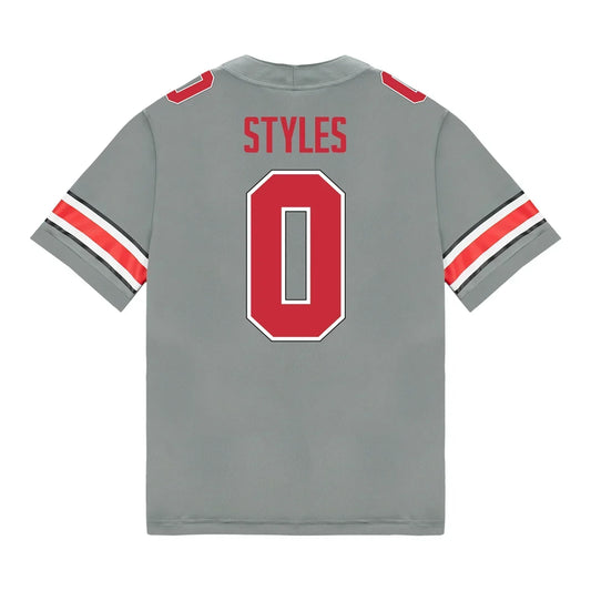 Sonny Styles Ohio State Buckeyes Jersey  Grey