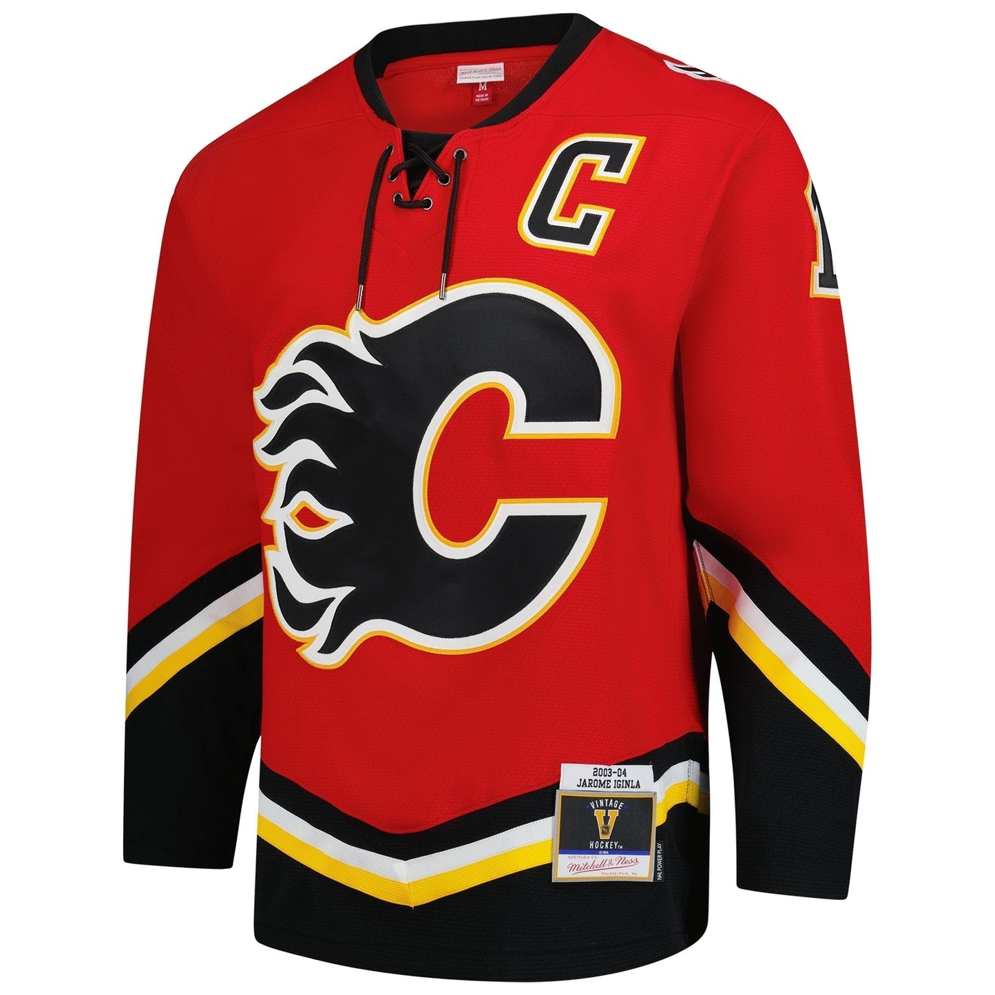 Jarome Iginla Calgary Flames Mitchell & Ness 2003-04 Power Play Jersey  Red