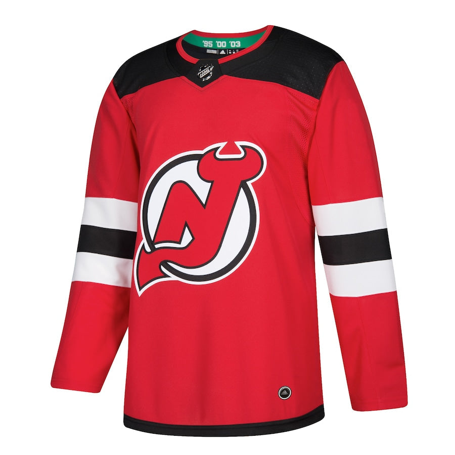 Custom New Jersey Devils Home Blank Jersey - Red