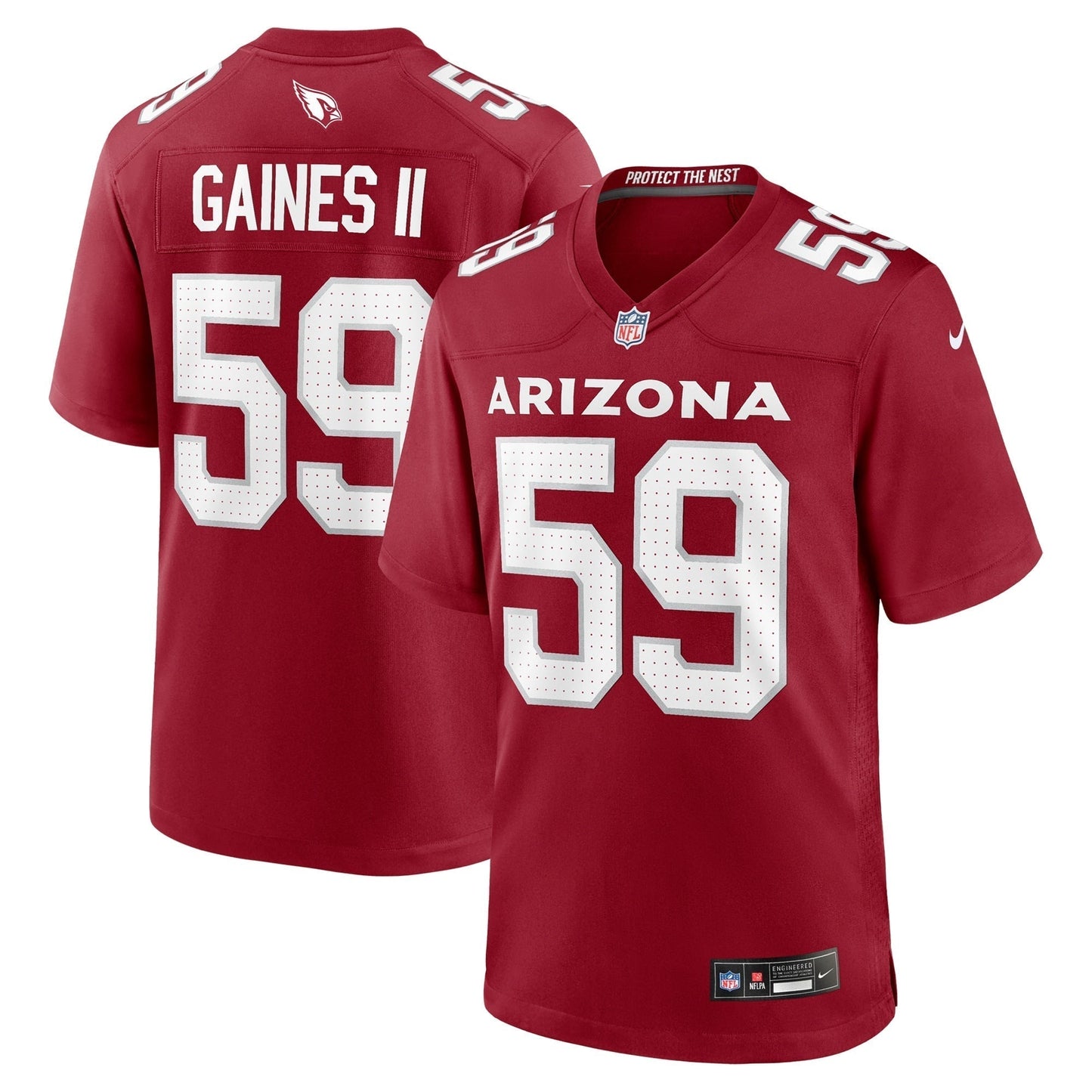 Jon Gaines II Arizona Cardinals  Team Game Jersey -  Cardinal