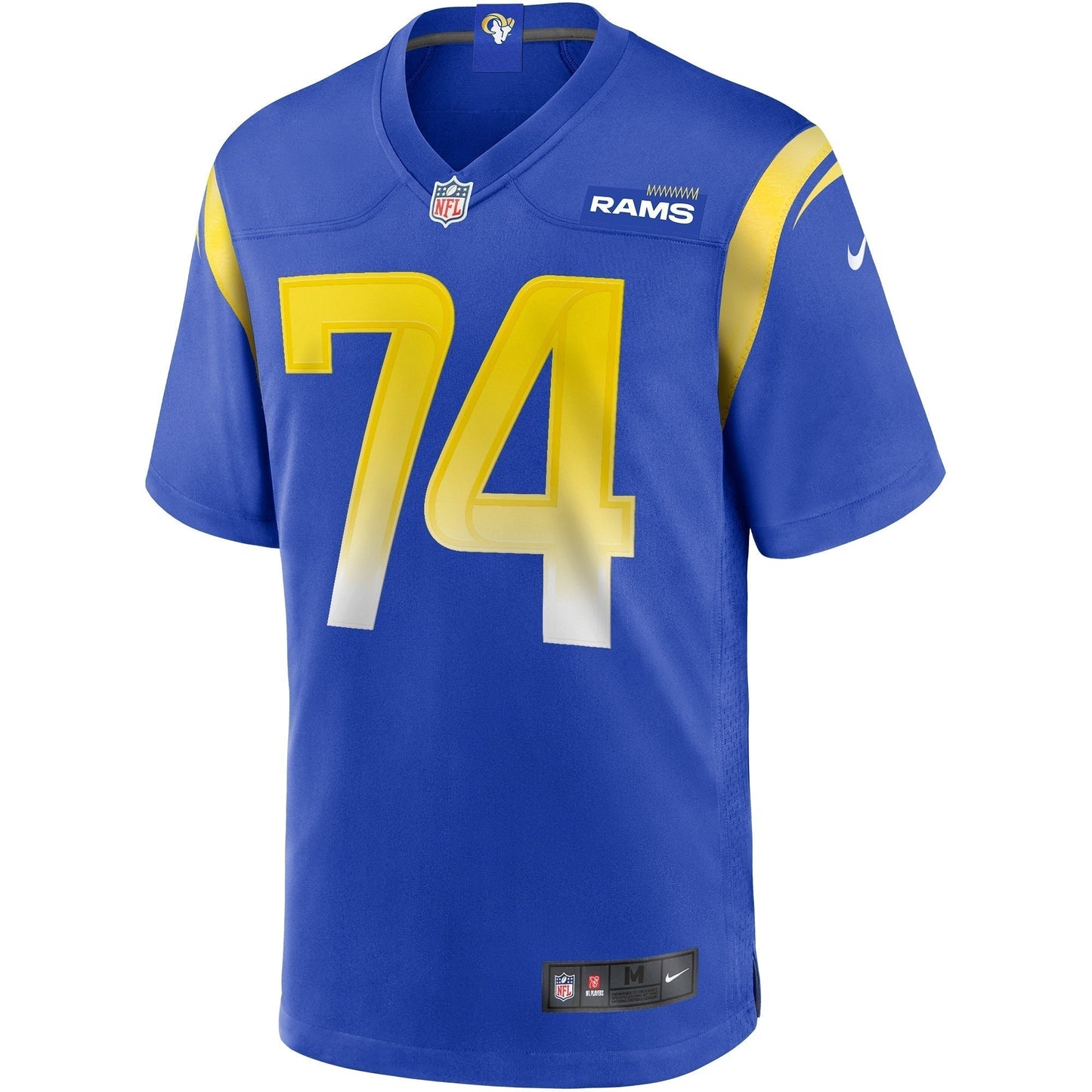 Merlin Olsen Los Angeles Rams  Game Retired   Jersey - Royal