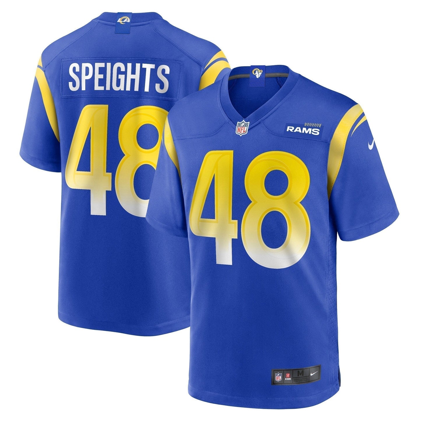 Omar Speights Los Angeles Rams  Game Jersey -  Royal