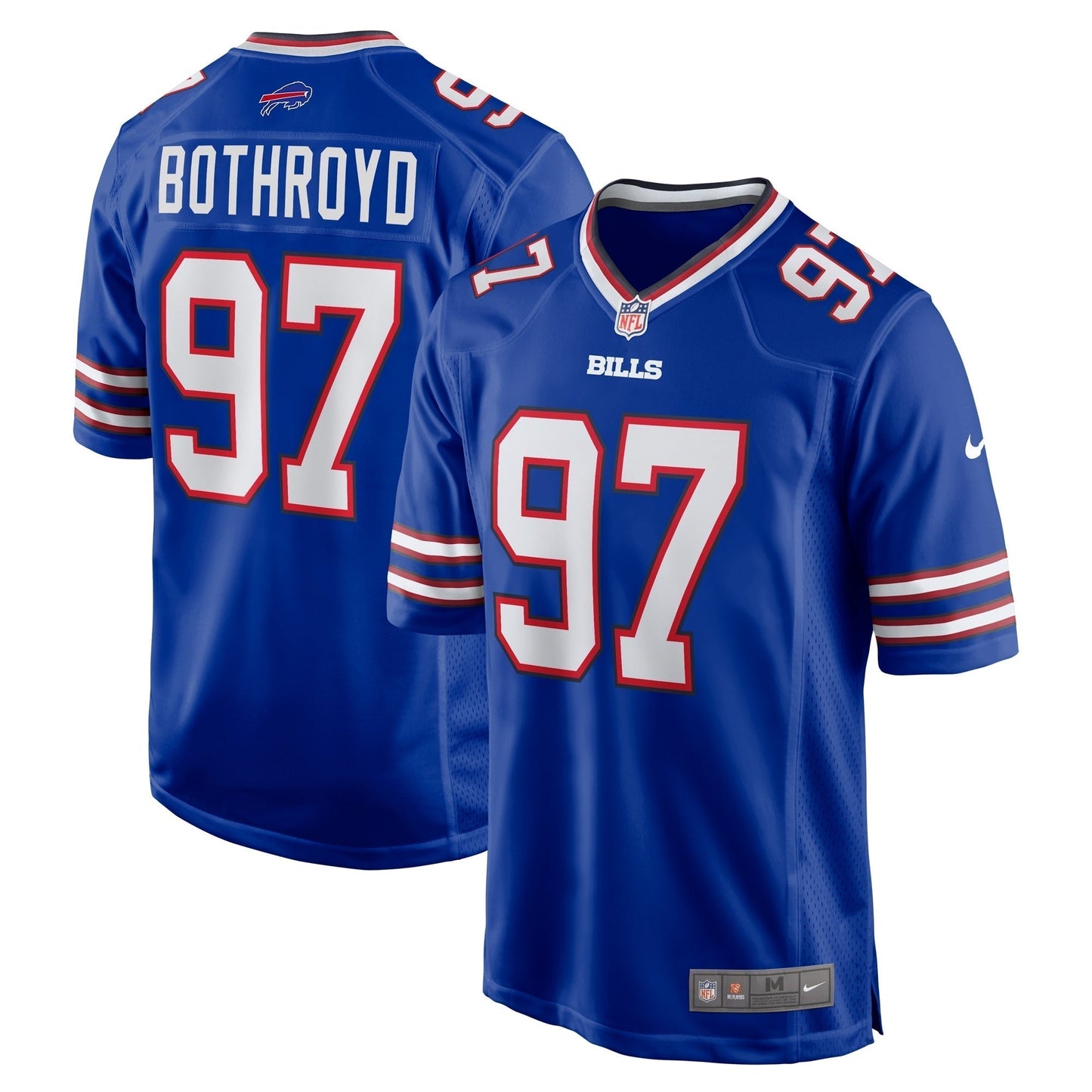 Rondell Bothroyd Buffalo Bills  Game Jersey -  Royal