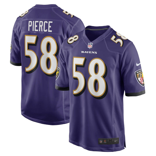 Michael Pierce Baltimore Ravens    Game Jersey - Purple