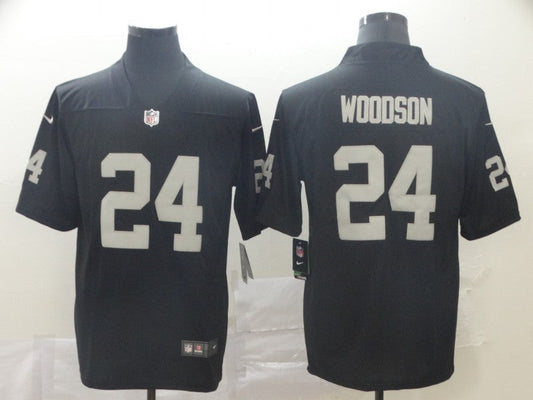 Men's Las Vegas Raiders Charles Woodson Black Game Jersey