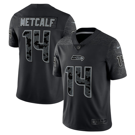 DK Metcalf Seattle Seahawks  RFLCTV Limited Jersey - Black