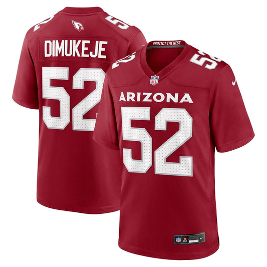 Victor Dimukeje Arizona Cardinals  Team Game Jersey -  Cardinal