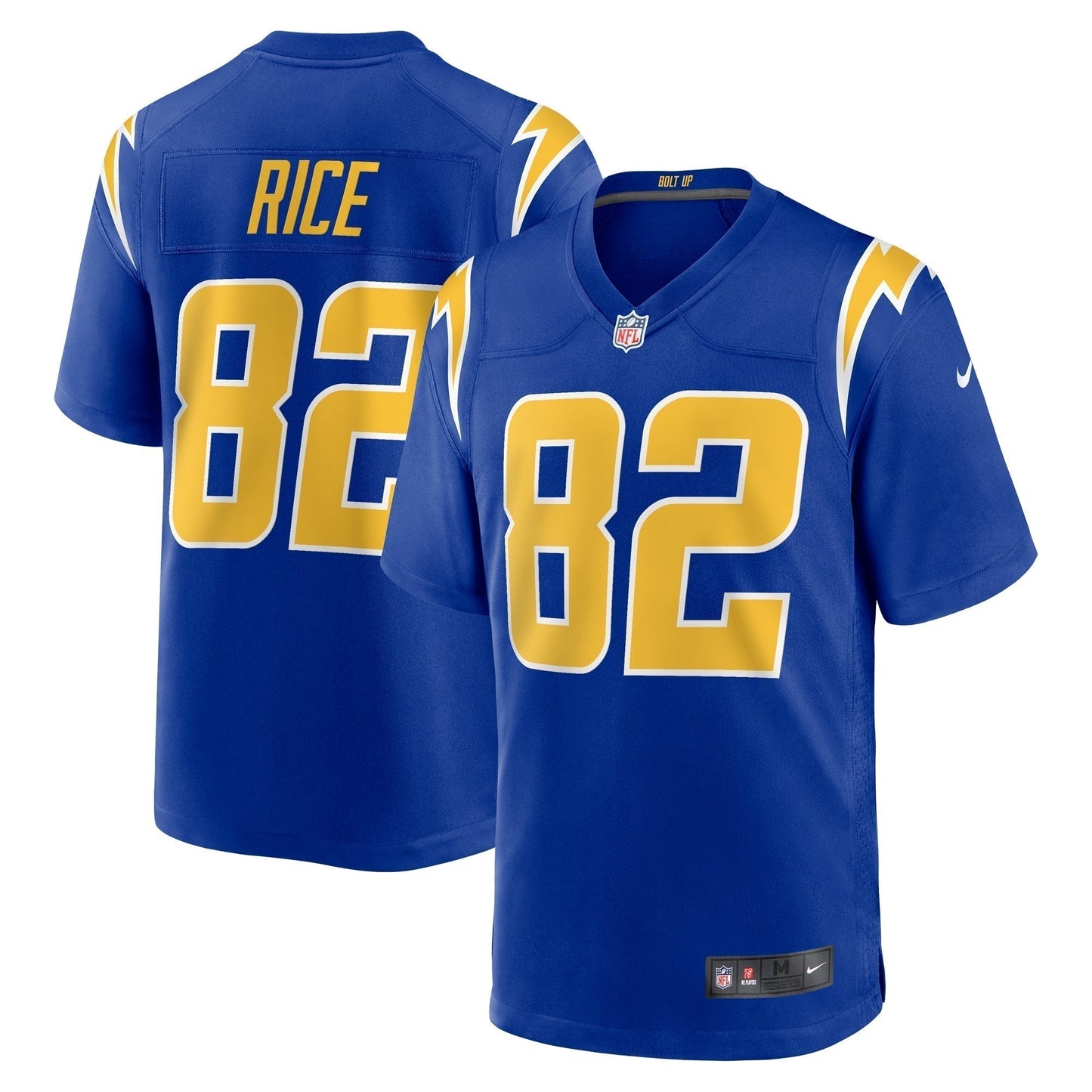 Brenden Rice Los Angeles Chargers   2nd Alternate Game   Jersey - Royal