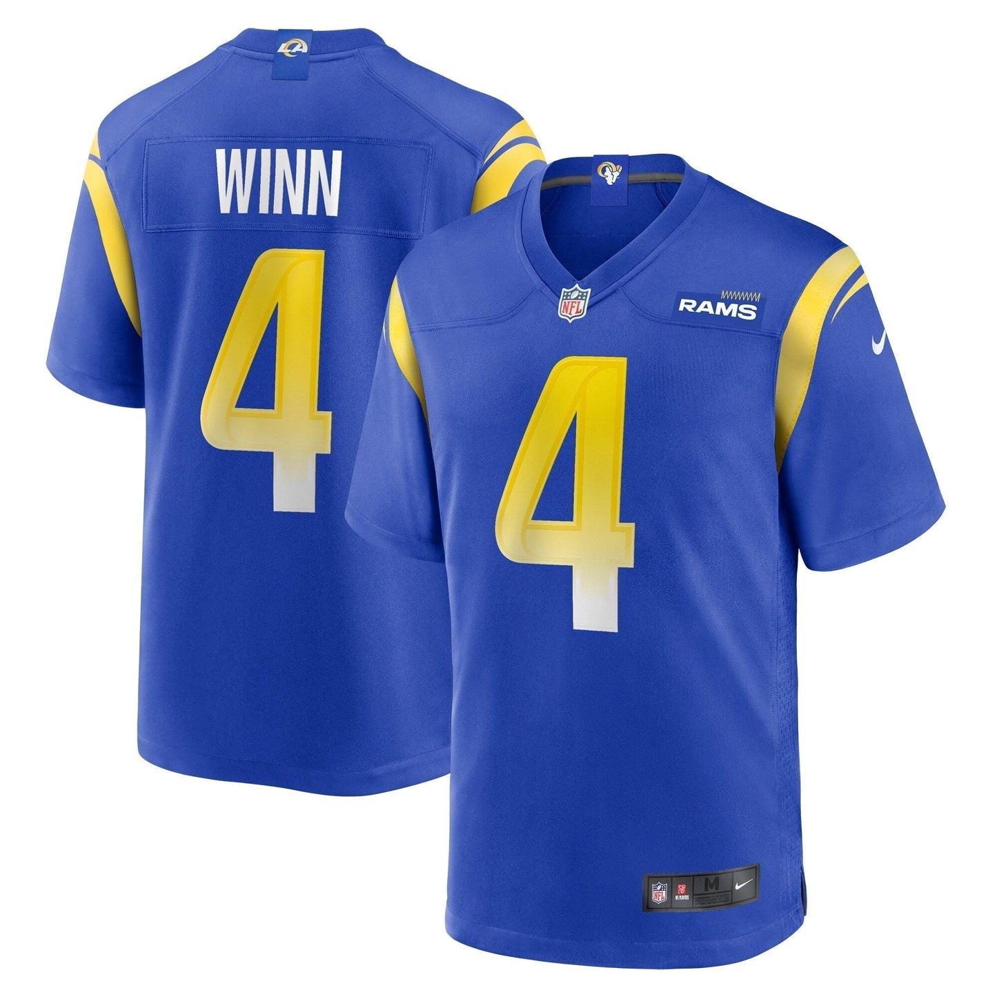 Dresser Winn Los Angeles Rams  Team Game Jersey -  Royal