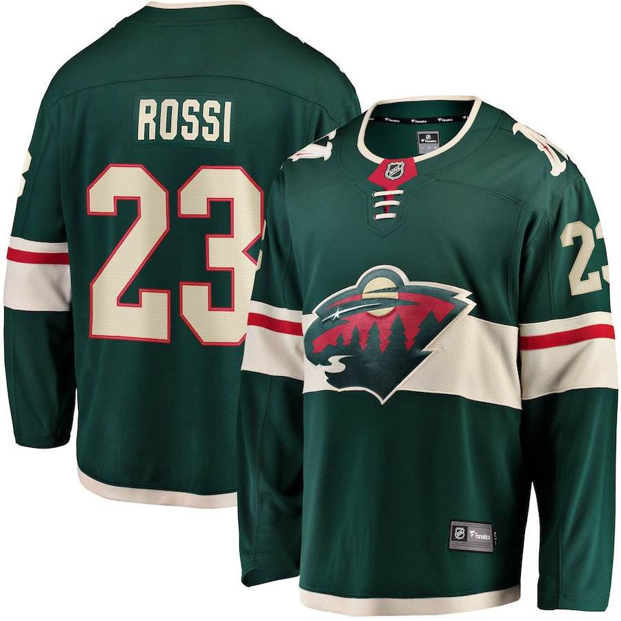 Marco Rossi Minnesota Wild Home Breakaway  Jersey - Green
