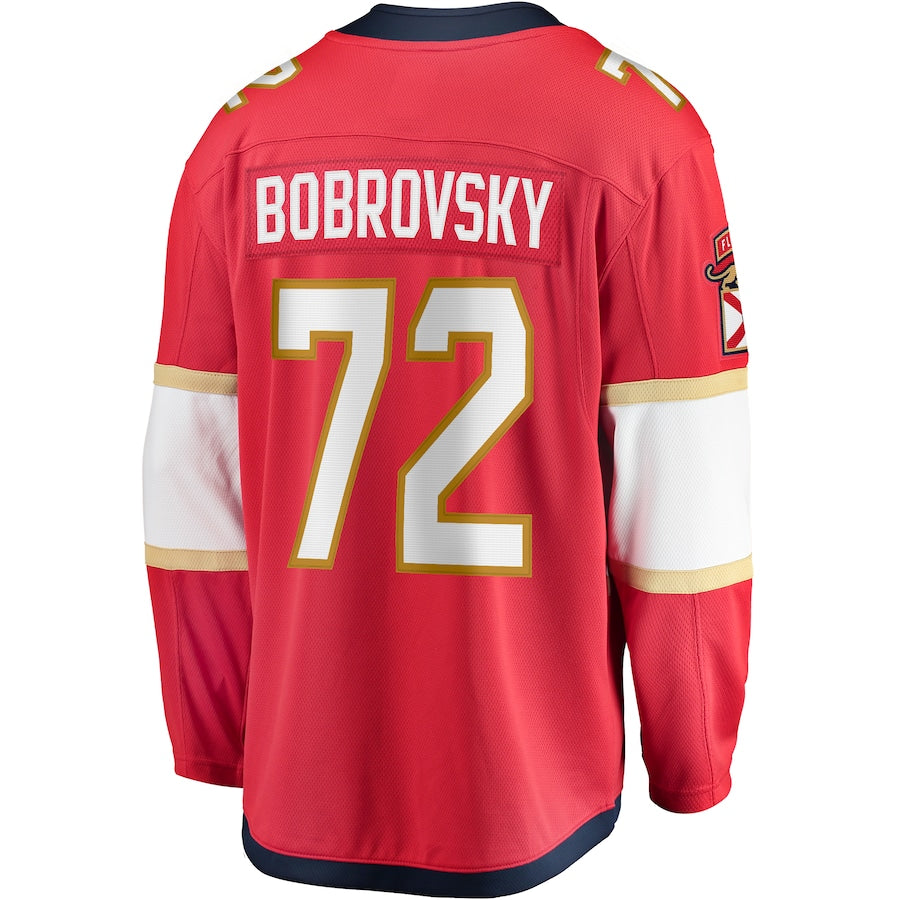 Sergei Bobrovsky Florida Panthers Breakaway  Jersey - Red
