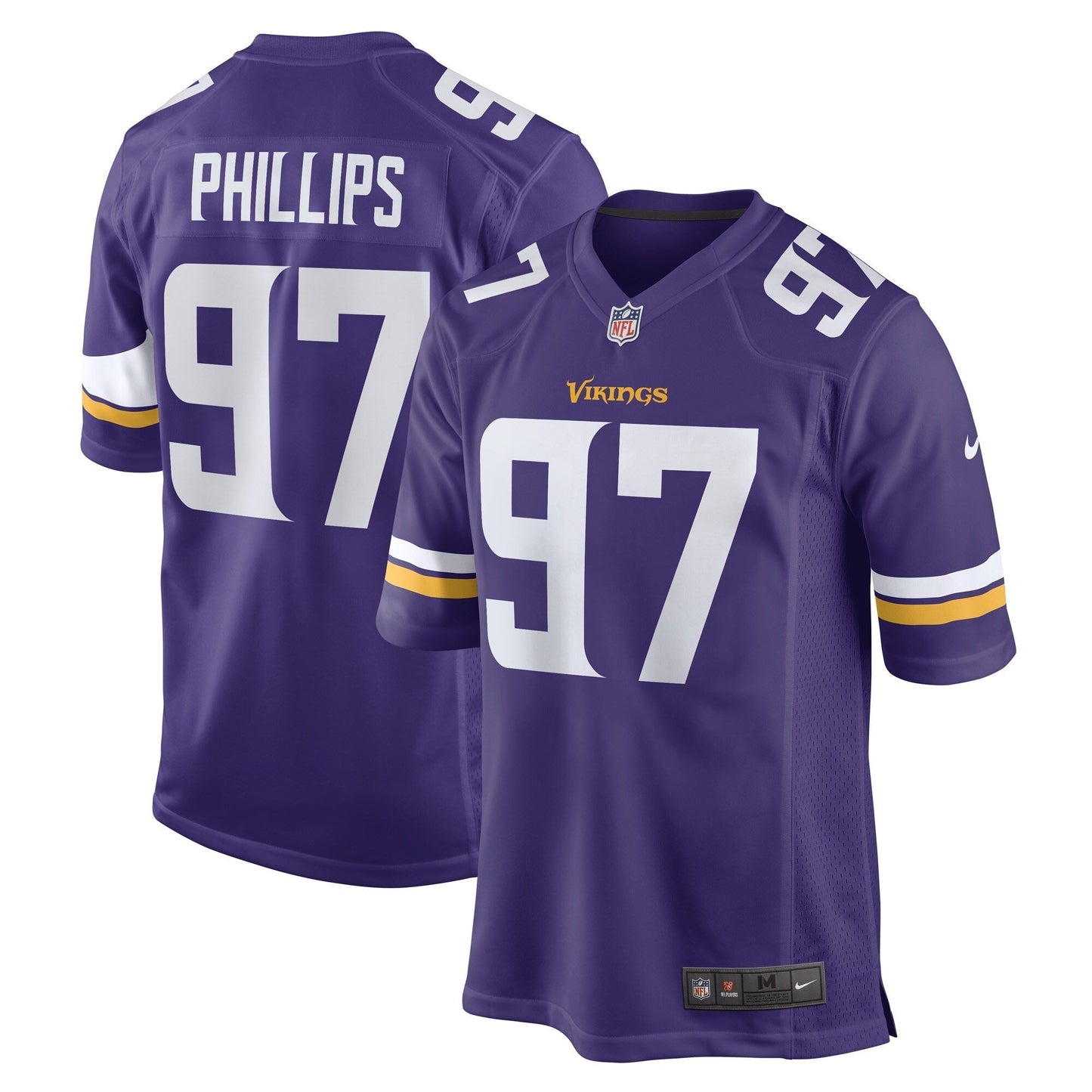 Harrison Phillips Minnesota Vikings  Game   Jersey - Purple