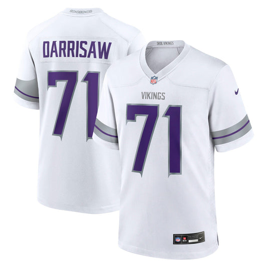 Christian Darrisaw Minnesota Vikings  Alternate Game Jersey -  White