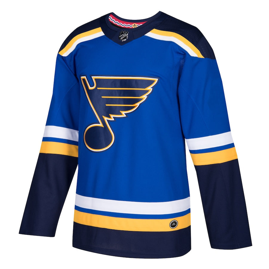 Men's St. Louis Blues  Blue Home Authentic Blank Jersey