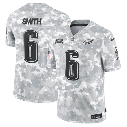 DeVonta Smith Philadelphia Eagles  2024 Salute to Service Limited Jersey - Arctic Camo