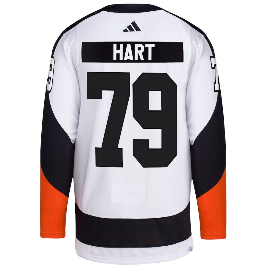 Men's Philadelphia Flyers Carter Hart  White Reverse Retro 2.0 Authentic Player Jersey