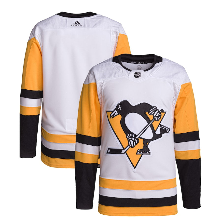 Men's Pittsburgh Penguins  White Away Primegreen Authentic Jersey