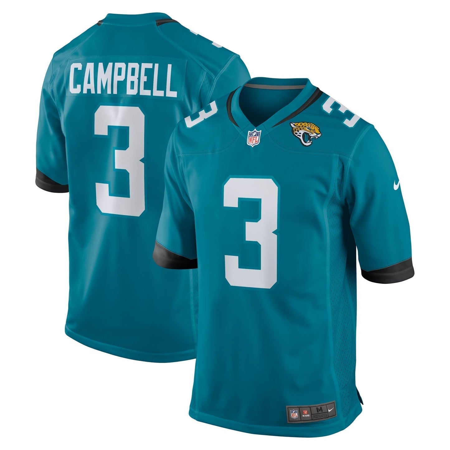 Tyson Campbell Jacksonville Jaguars  Team Game Jersey -  Teal