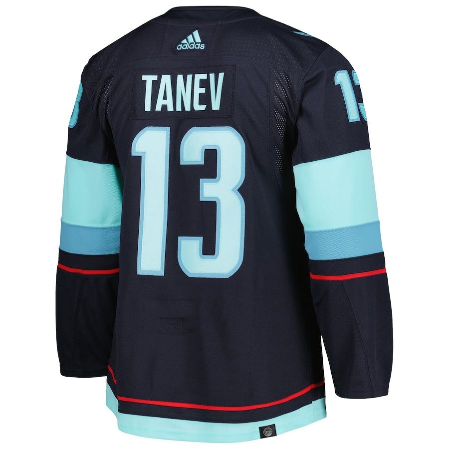 Men's Seattle Kraken Brandon Tanev  Deep Sea Blue Home Primegreen Authentic Player Jersey