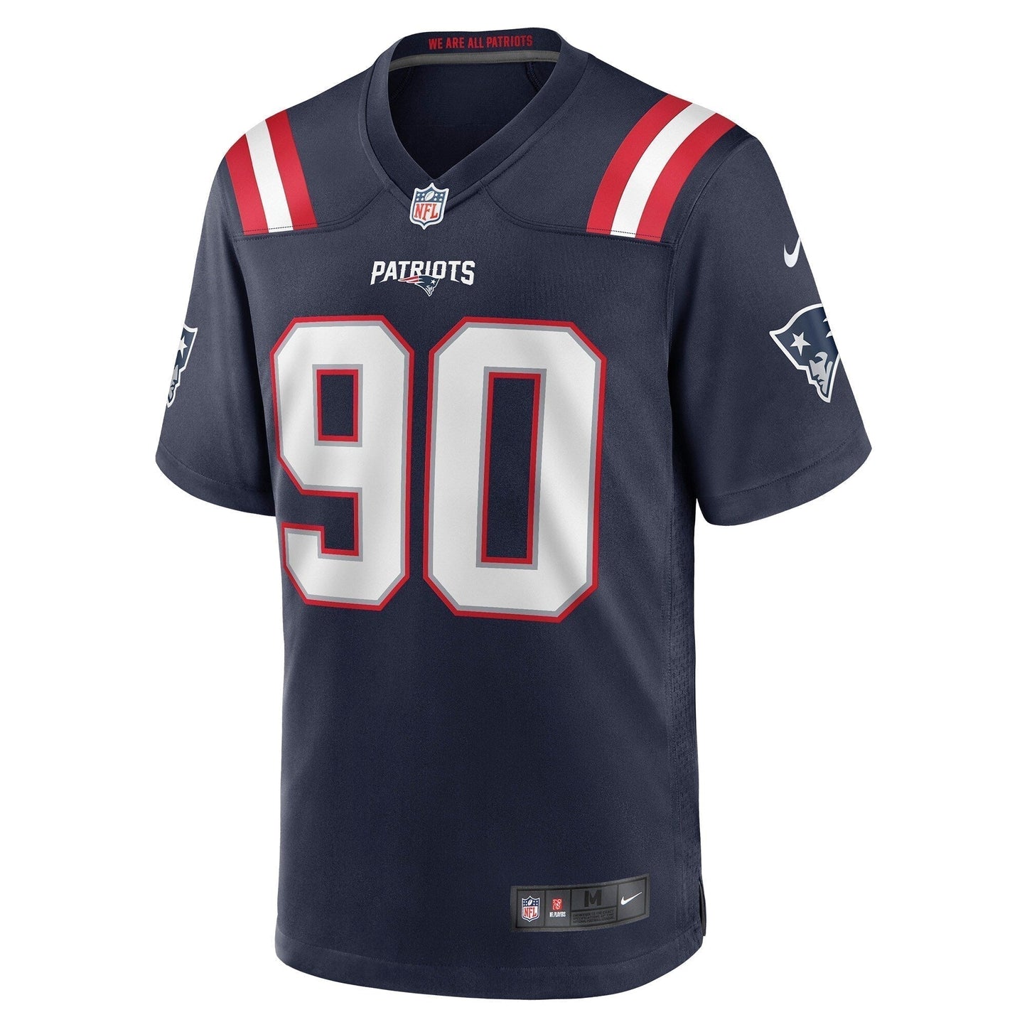 Christian Barmore New England Patriots    Game Jersey - Navy