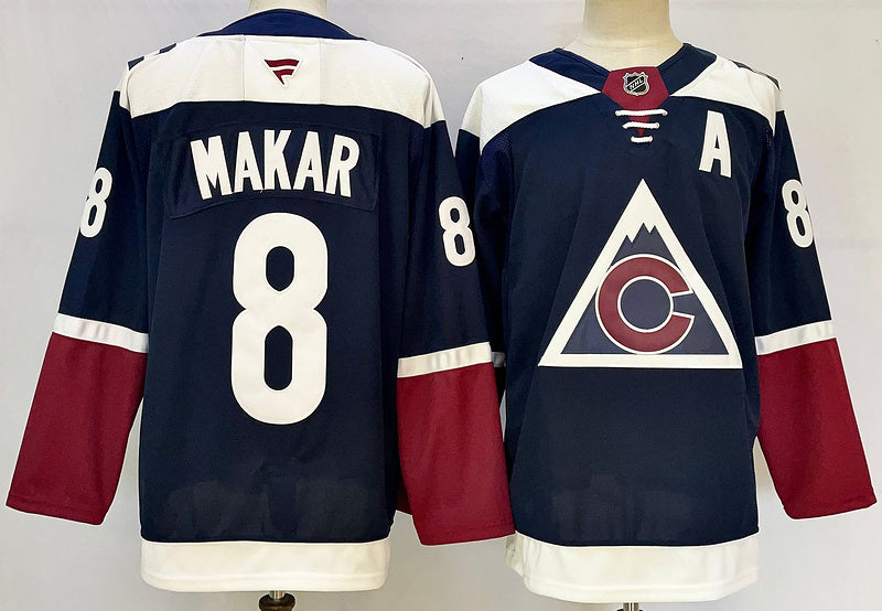 Men's Colorado Avalanche Cale Makar Fanatics Navy Player Jersey