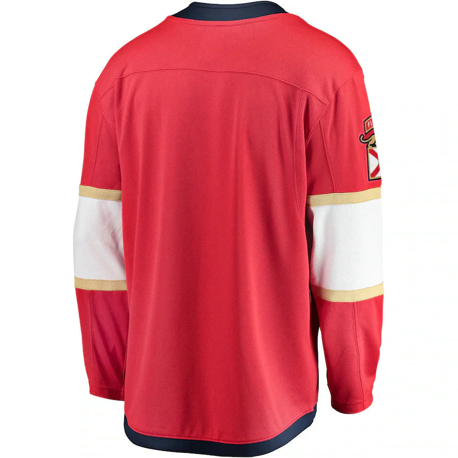 Florida Panthers Home 2024 Stanley Cup Champions Breakaway Jersey  Red