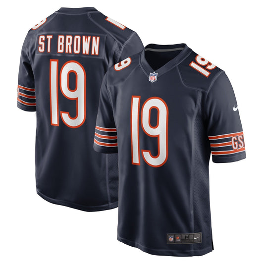 Equanimeous St. Brown Chicago Bears  Game   Jersey - Navy