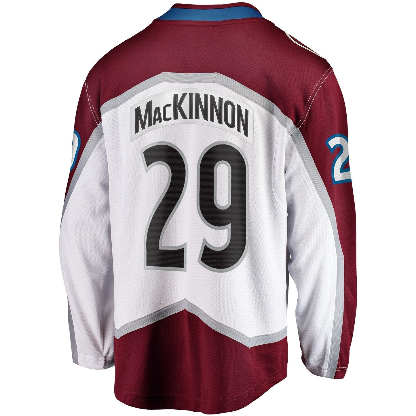 Nathan MacKinnon Colorado Avalanche Away Premier Breakaway  Jersey - White