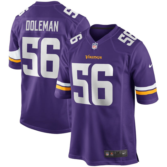 Chris Doleman Minnesota Vikings  Game Retired   Jersey - Purple
