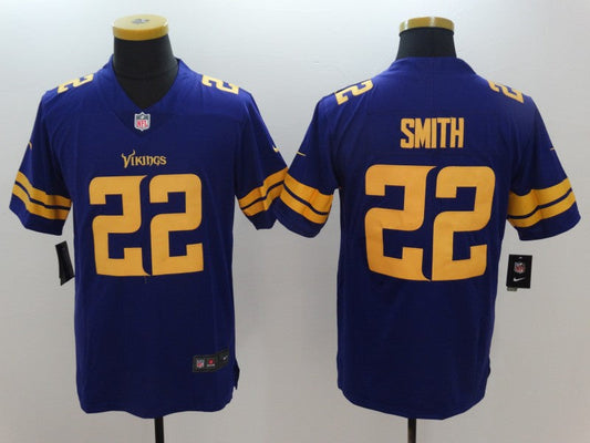 Men's Minnesota Vikings Harrison Smith Purple Game Player Jersey