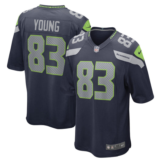 Dareke Young Seattle Seahawks  Game   Jersey - College Navy