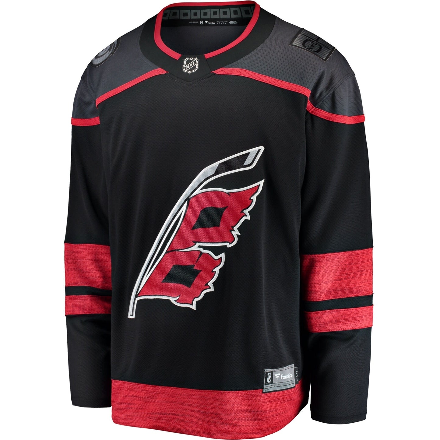 Custom Carolina Hurricanes  Home Breakaway Jersey - Black