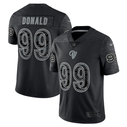 Aaron Donald Los Angeles Rams  RFLCTV Limited Jersey - Black