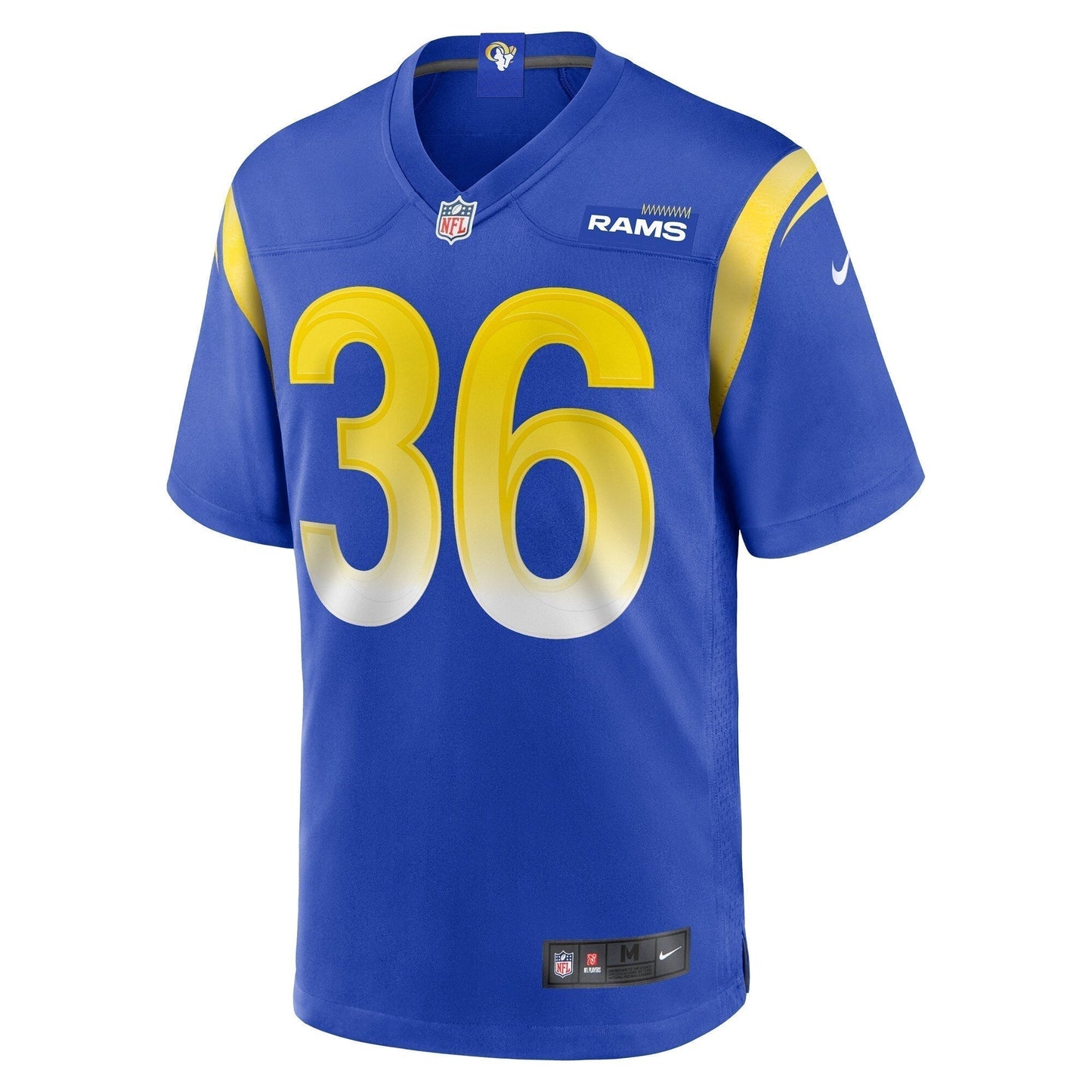 Charles Woods Los Angeles Rams  Game Jersey -  Royal
