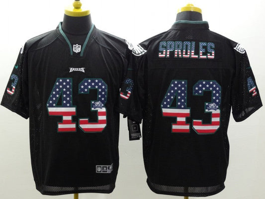 Men's Philadelphia Eagles Darren Sproles #43 Black Game Jersey1